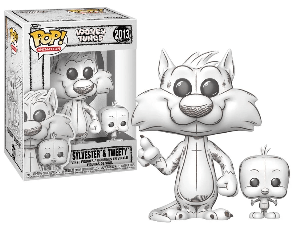 Funko Pop! Anime: Looney Tunes – Sketched Sylvester and Tweety