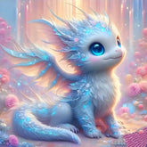 Studio Art Diamond Painting Full Coverage "Crystal Dragon" (40cm x 40cm) Simple Studio Art