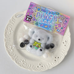 Pinch Family: Animals Taba Super Squishy Fidget Toys (1pc) Multiple Styles Simple Pinch Family Fuzzy Koala