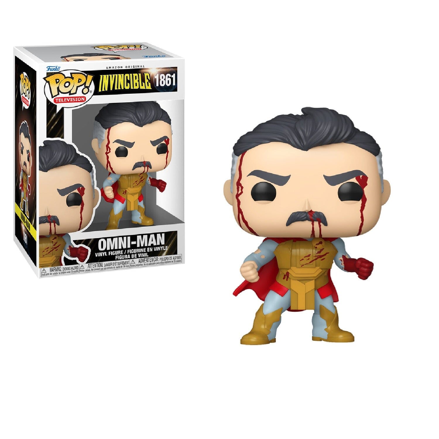 Funko Pop! Animation: Invincible – Omni-Man (Bloody) Vinyl Figure Simple Funko
