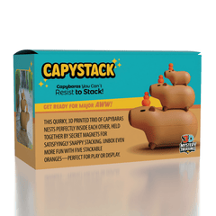 CAPYSTACK: Capybara Magnetic Nesting Doll 3D printed Toy Simple Exclusive