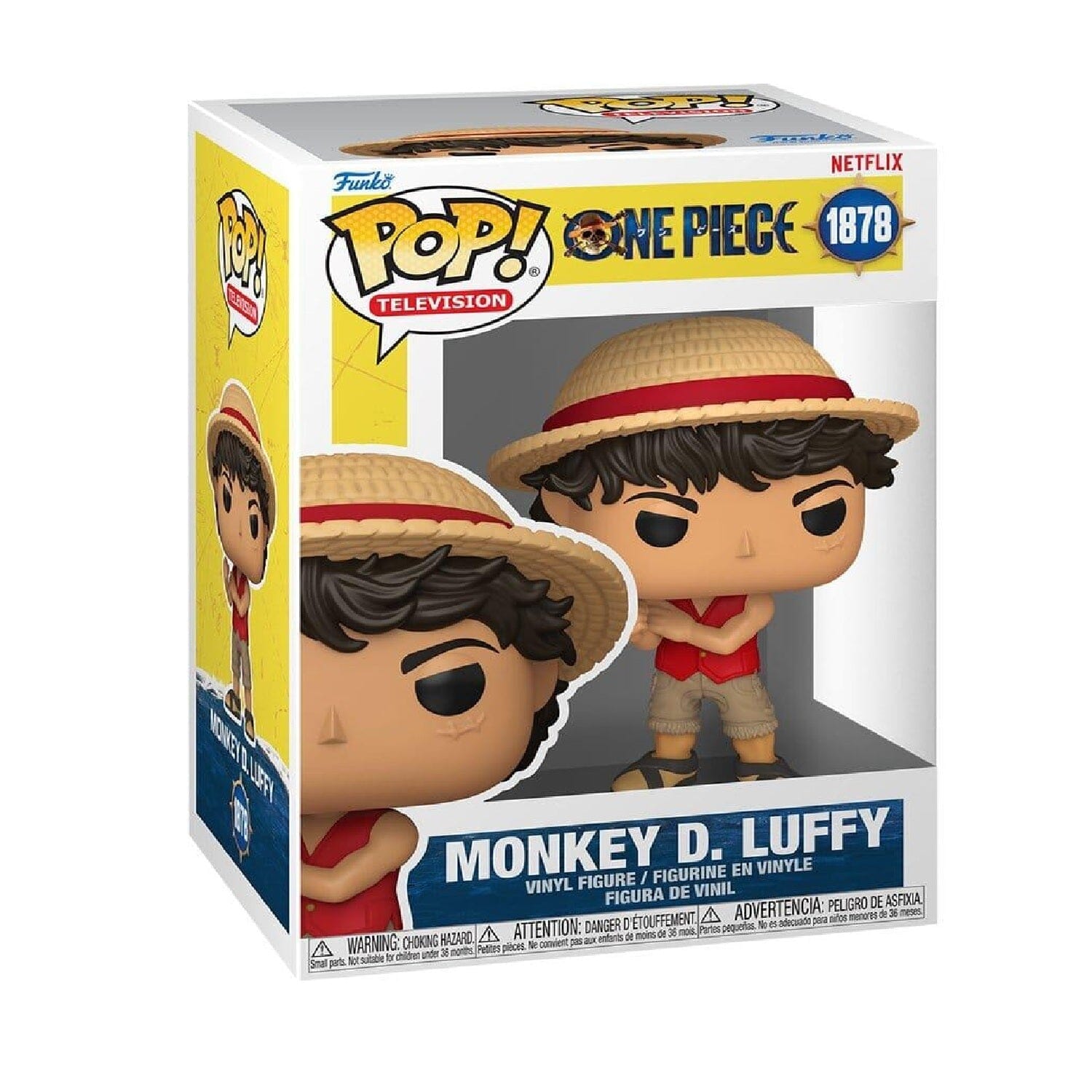 Funko Pop! One Piece Netflix: Monkey D.Luffy S1 Vinyl Figure Simple Funko