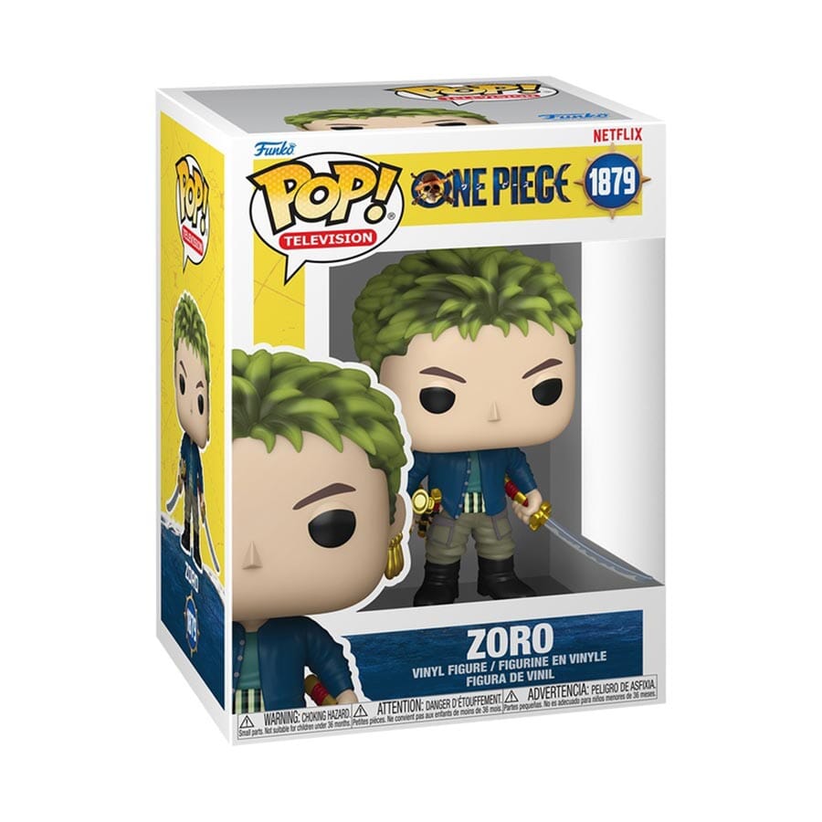 Funko Pop! One Piece Netflix: Roronoa Zoro S1 Vinyl Figure Simple Funko