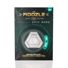 The Fiddzle: Metal Fidget Spinner Simple 3D Treasures Traingle
