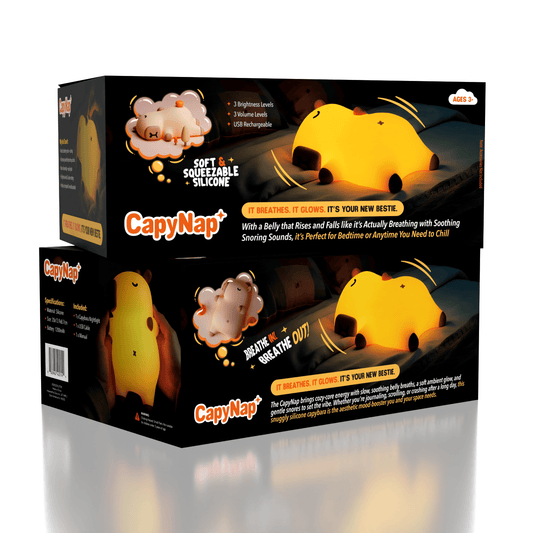 CapyNap Breathing Capybara Night Light Lamp Simple Exclusive