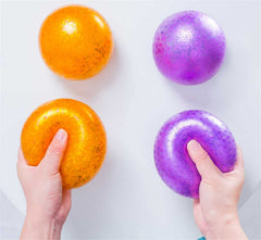 GlitterMoods - Metallic Stress Ball Fidget Toy Simple Glitter Moods