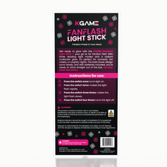 KGAME FanFlash KPop Flashing Light Stick (1pc) Simple KGAME