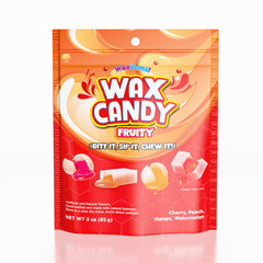 WaxYums! Chewy Gushing Fruity Wax Candy Bag (85g) Simple WaxYums!