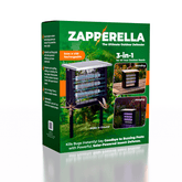 Zapperella 3-in-1 LED Solar Powered Bug Zapper Simple Exclusive