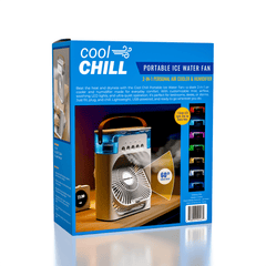 Cool Chill Portable Ice Water Fan 2-in-1 Personal Air Cooler & Humidifier Simple Cool Chill