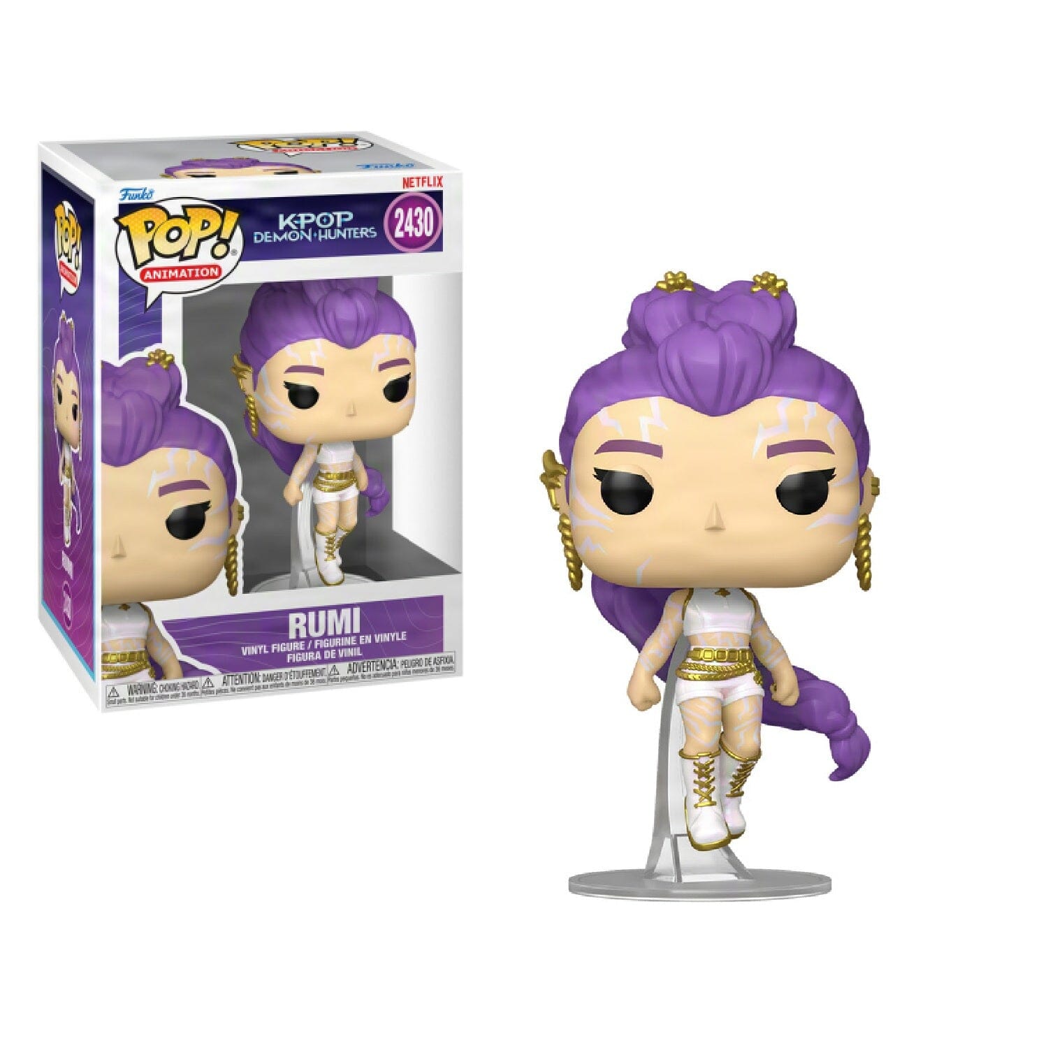 Funko Pop! Anime: KPop Demon Hunters S2 – Rumi with Chase Exclusive (Style May Vary) Simple Funko