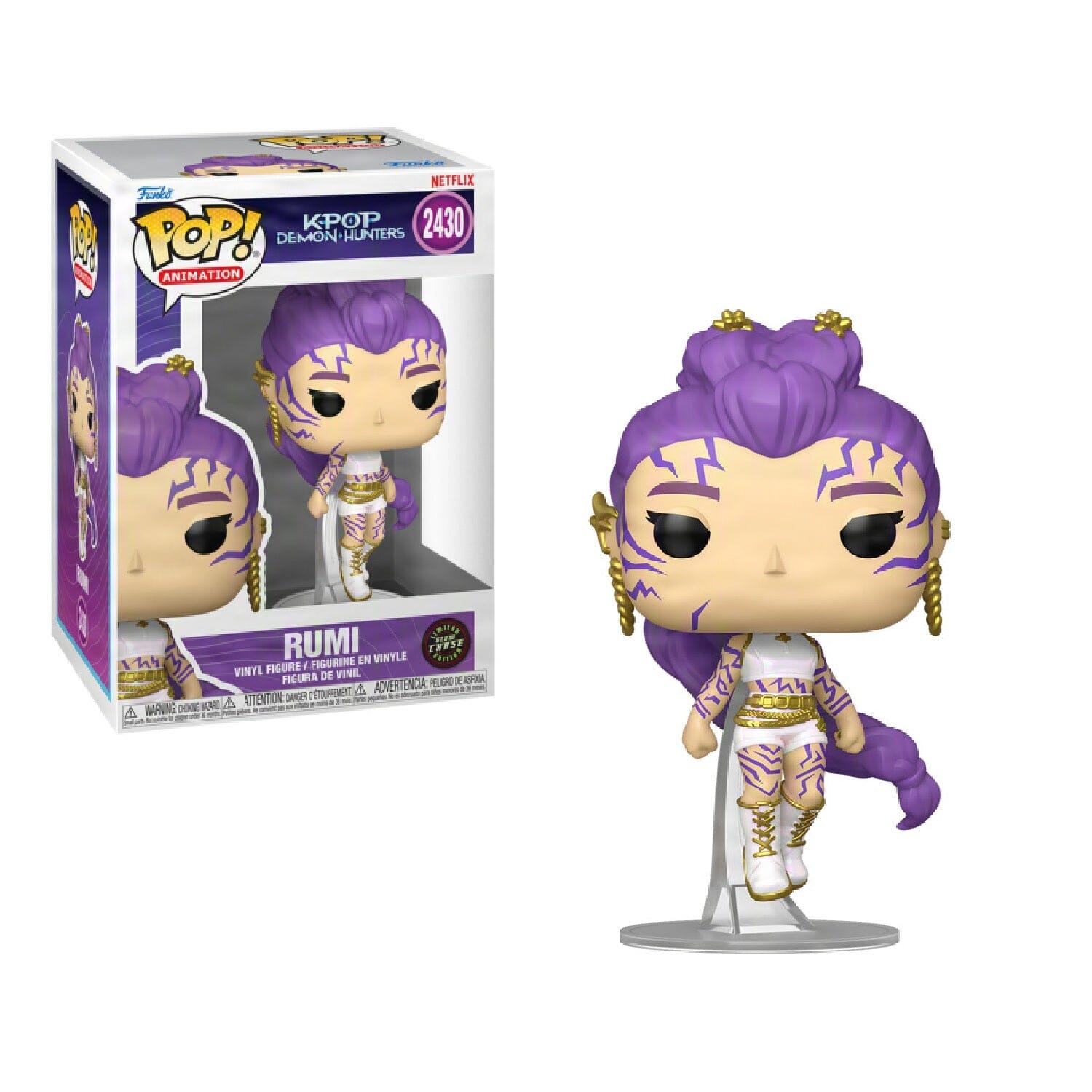 Funko Pop! Anime: KPop Demon Hunters S2 – Rumi with Chase Exclusive (Style May Vary) Simple Funko