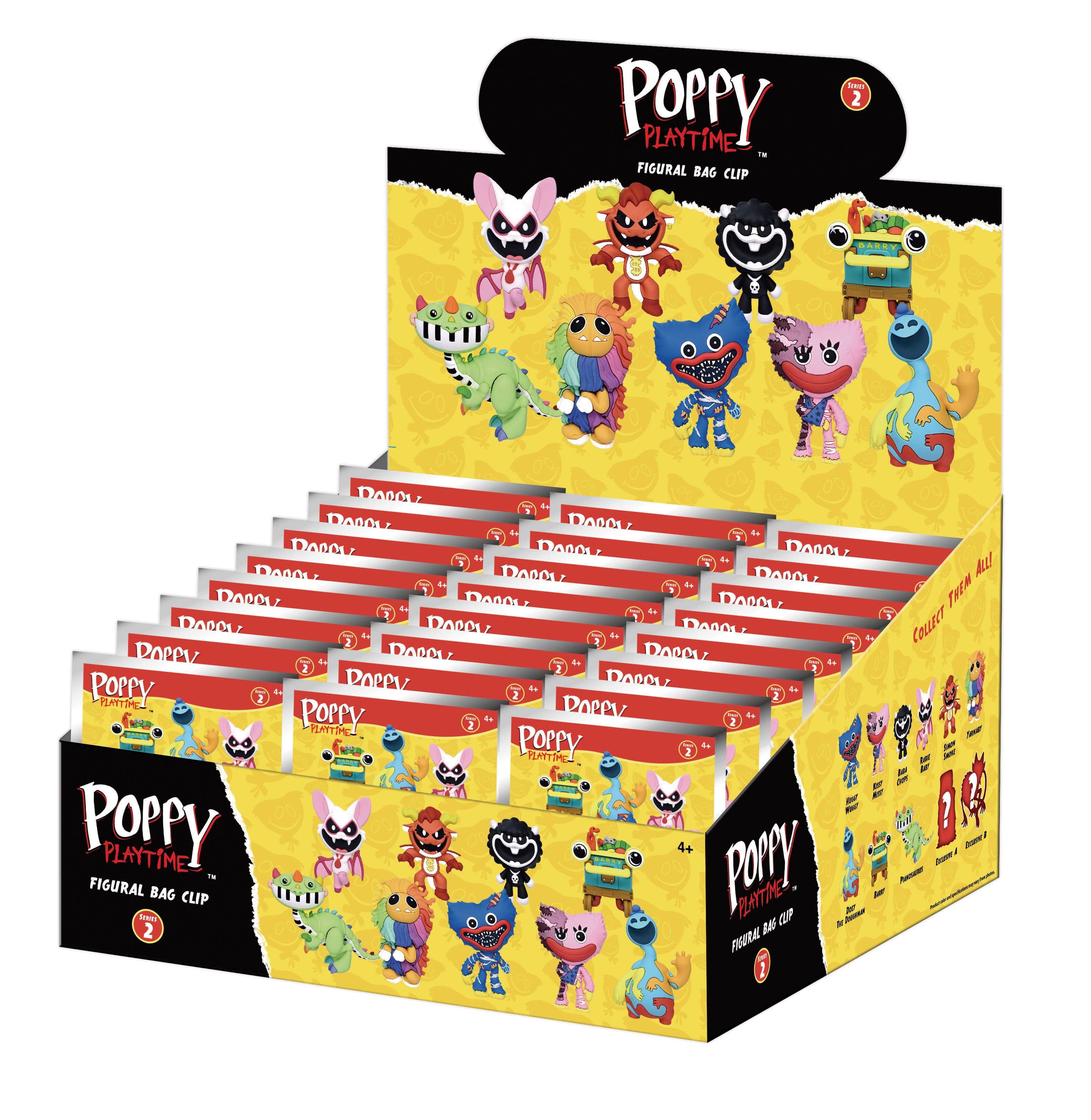 3D Anime: Poppy Playtime Display Bag Clips Series 2 (1pc) Simple Poppy Playtime