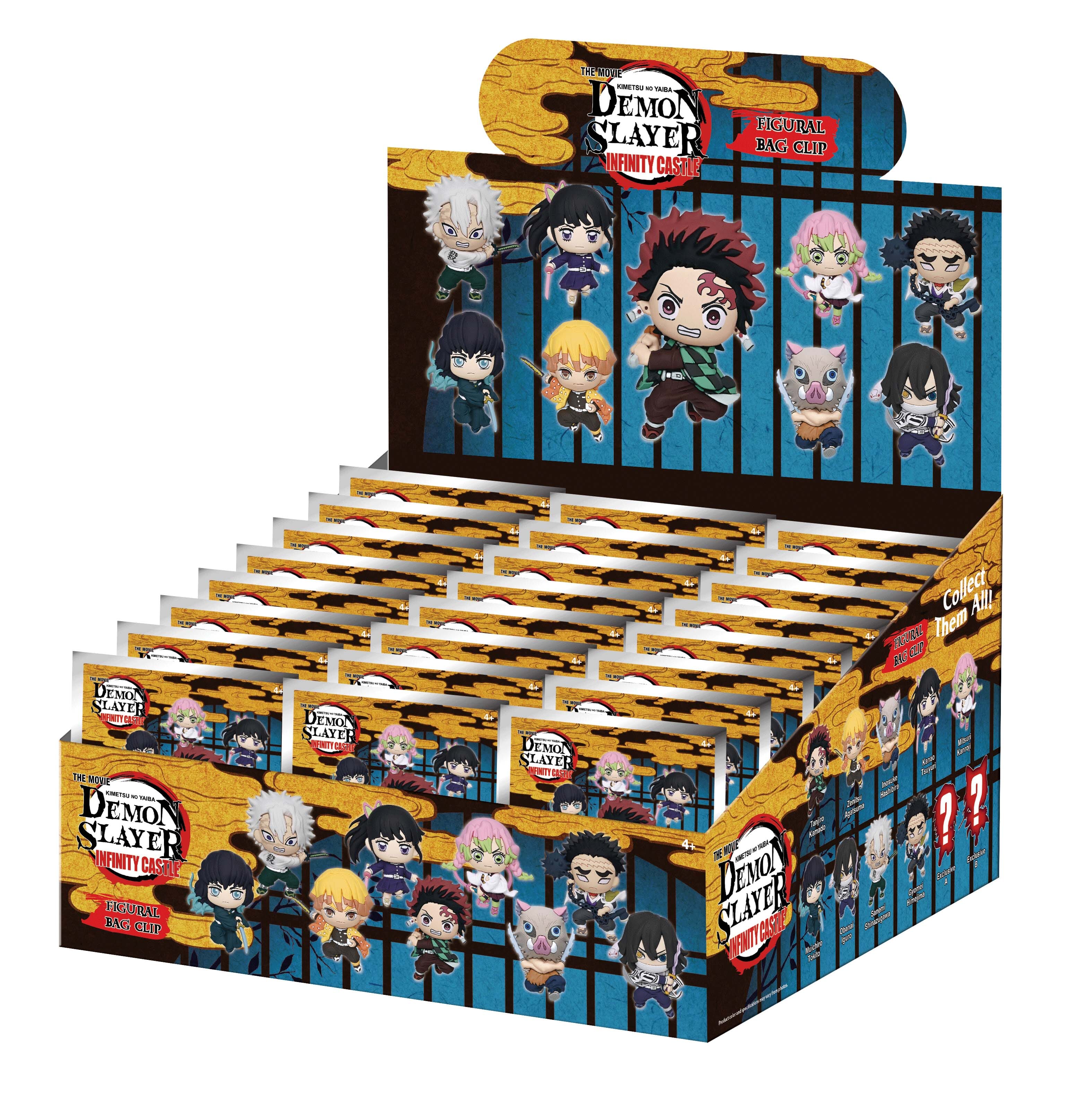 3D Anime: Demon Slayer Infinity Castle Display Bag Clips Series 1 (1pc) Simple Demon Slayer