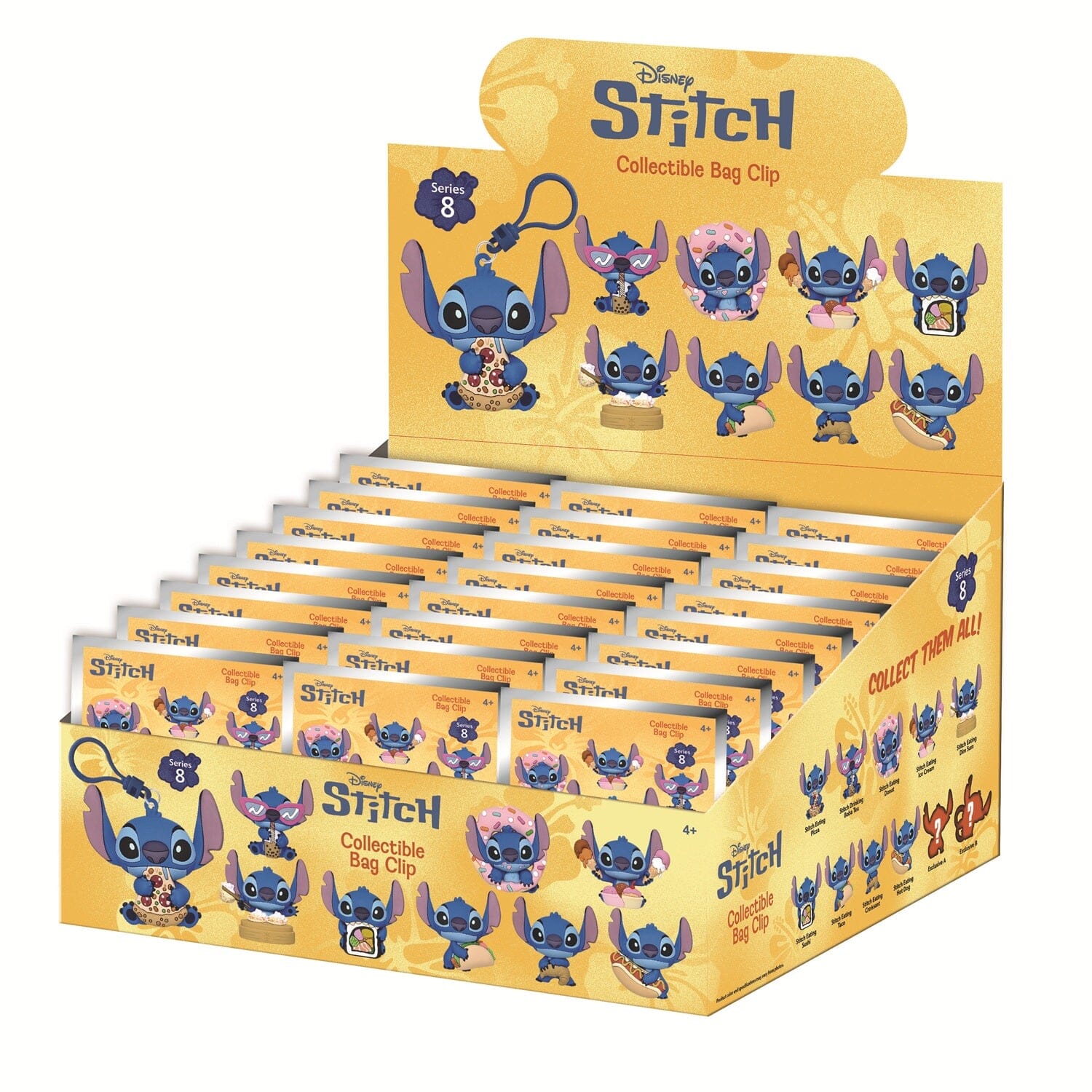 3D Anime: Stitch Series 8 Foam Bag Clip Blind Bag (1pc) Simple Lilo & Stitch