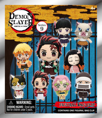 3D Anime: Demon Slayer Infinity Castle 3d Foam Bag Clip Series 9 (1pc)