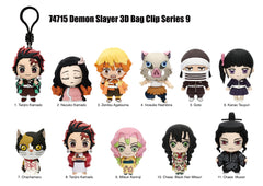 3D Anime: Demon Slayer Infinity Castle 3d Foam Bag Clip Series 9 (1pc)