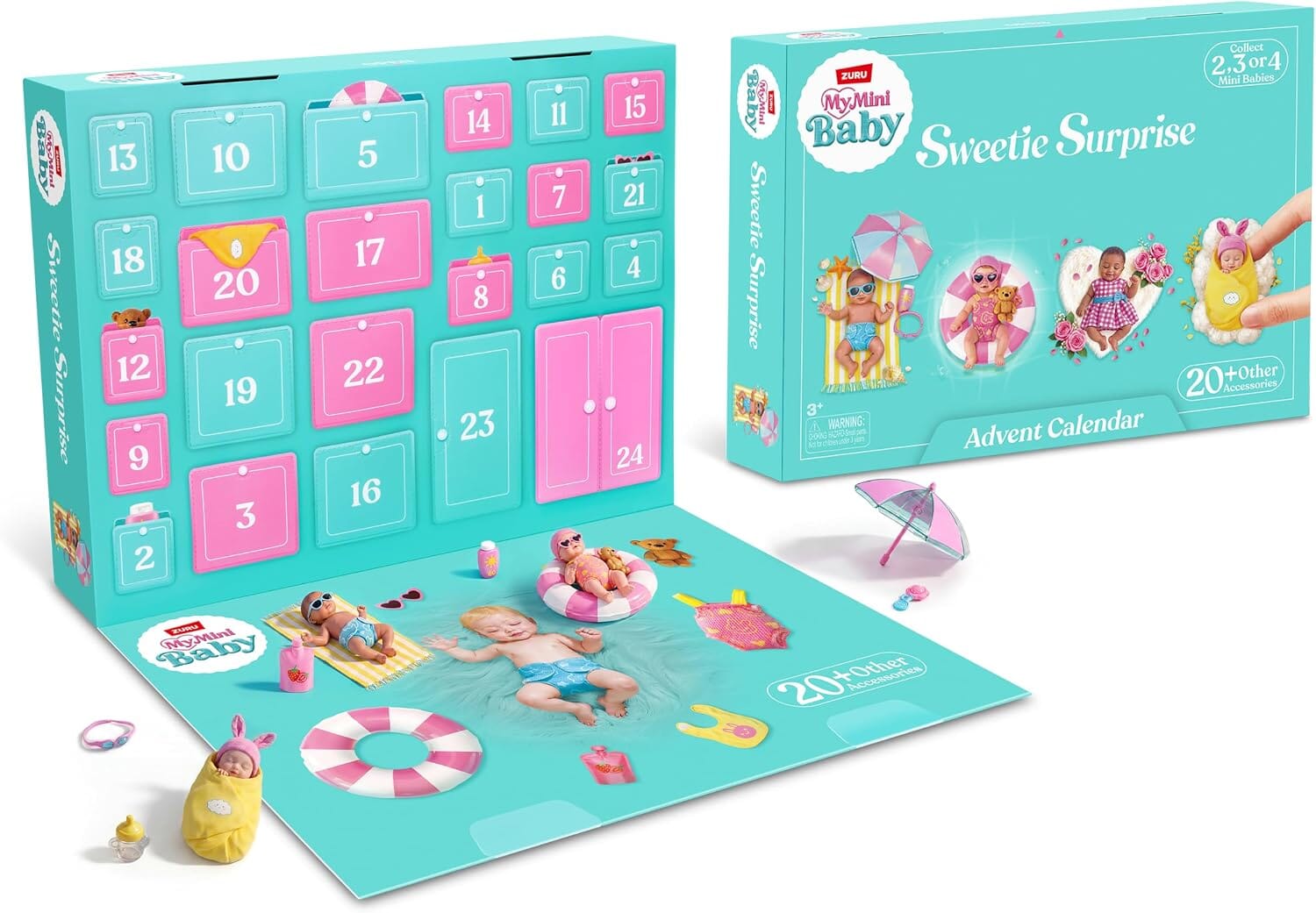 Zuru 5 Surprise My Mini Baby Sweetie Surprise Advent Calender Series 1 Simple ZURU
