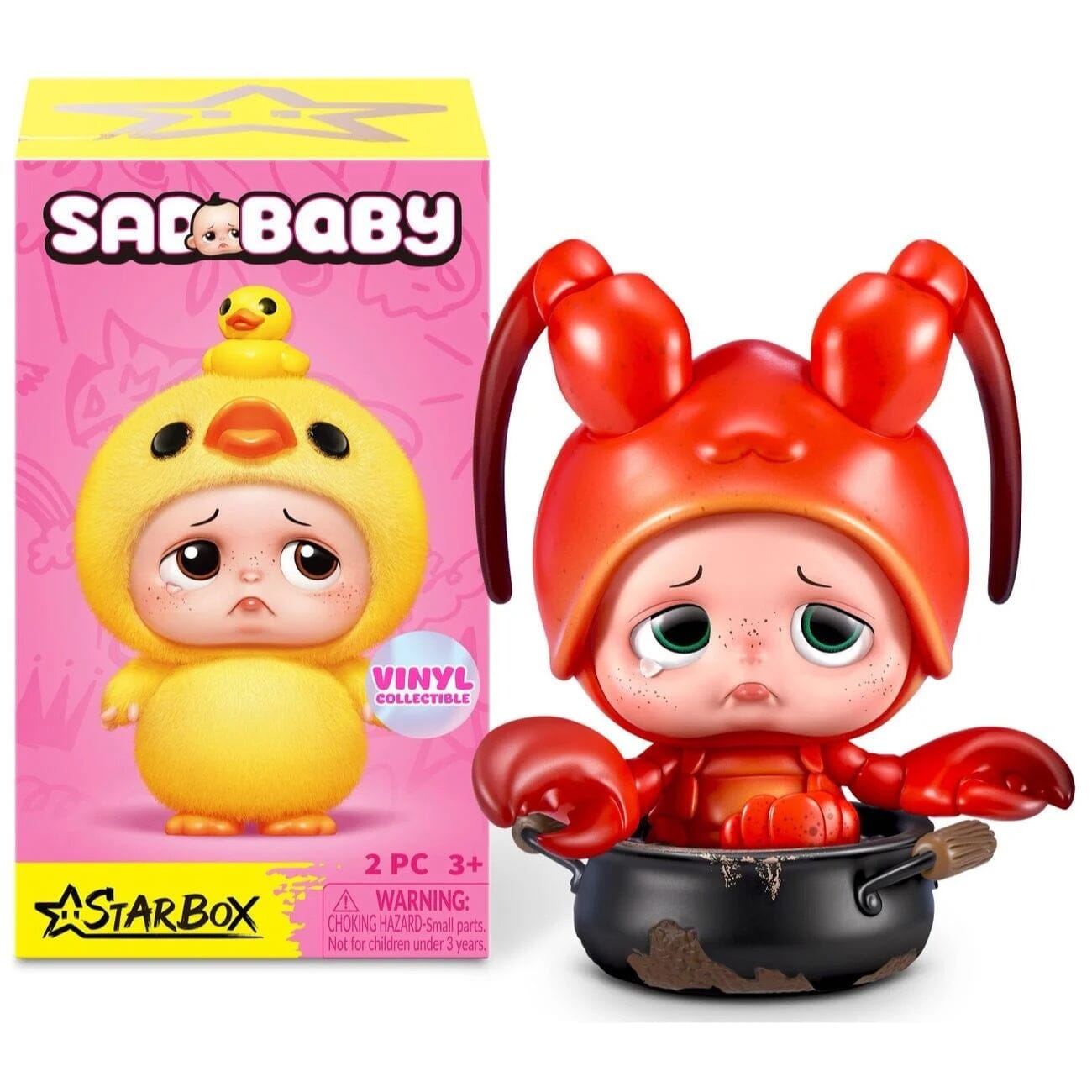 Starbox Sad Baby Animal Series 1 Figurine Blind Box (1pc) Simple Star box
