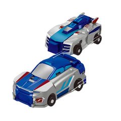 Racemorphs Transformer Car Toy – Blue Magnetic Cars (Transforms into Dragon) Simple Exclusive