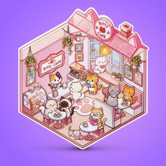 Sticker Therapy: Kawaii Kitties Set Series 1 (1pc) Ships Assorted Simple ZURU