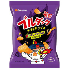 Samyang Buldak Potato Chips Chilli & Lime (55g) Simple Lay's