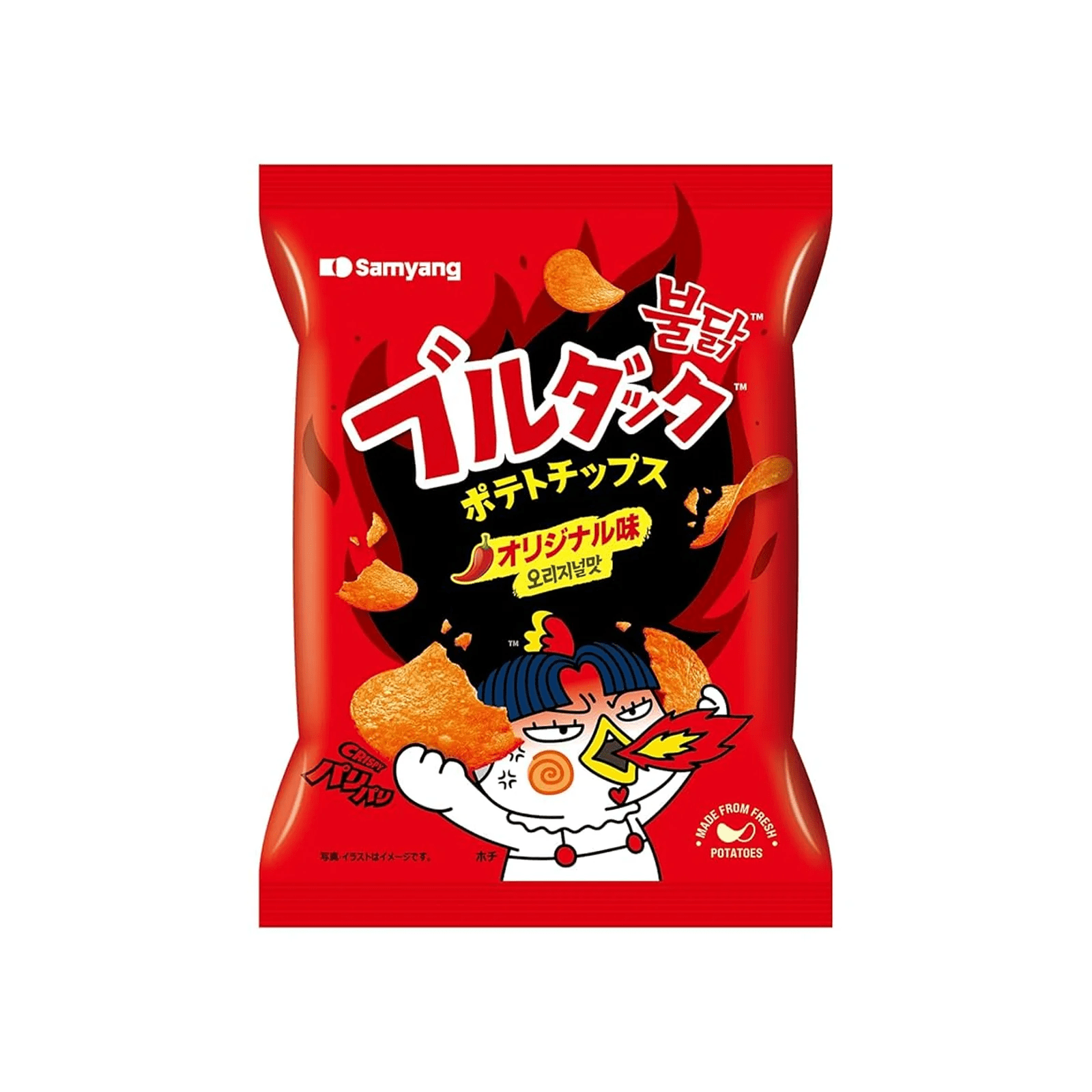 Samyang Buldak Original Spicy Chicken Potato Chips (55g) Simple Lay's