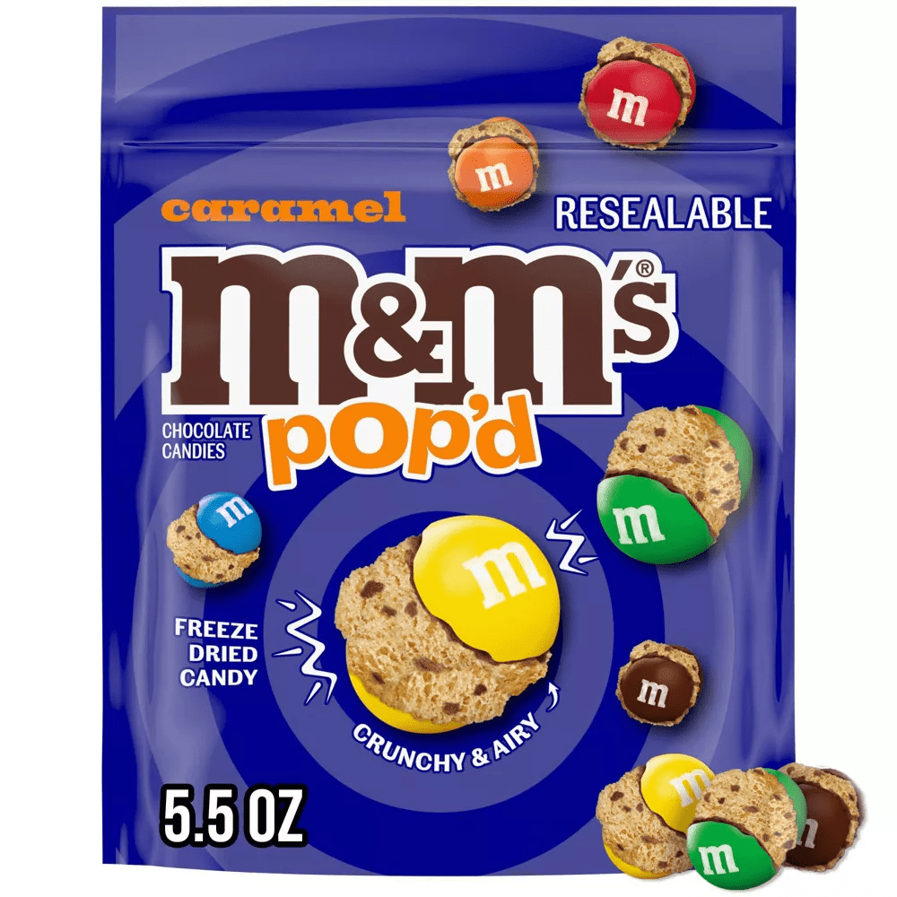 M&M's Caramel Pop'd Freeze Dried Chocolate (5.50z) – Showcase