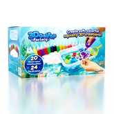 3D GelPop Factory Magic Water Wigglies Kit (Includes 20 Gel Colors & 24 Molds) Simple Exclusive