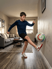 StealthStrike: The Silent Soccer Ball With Cloth Cover Simple Exclusive