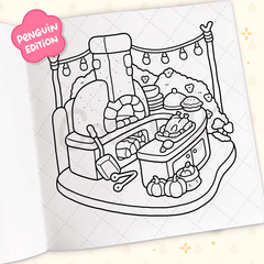 "Comfy Corner" Coloring Book: Comfy Corner Coloring by Coco Wyo (45 Pages) Simple Coco Wyo