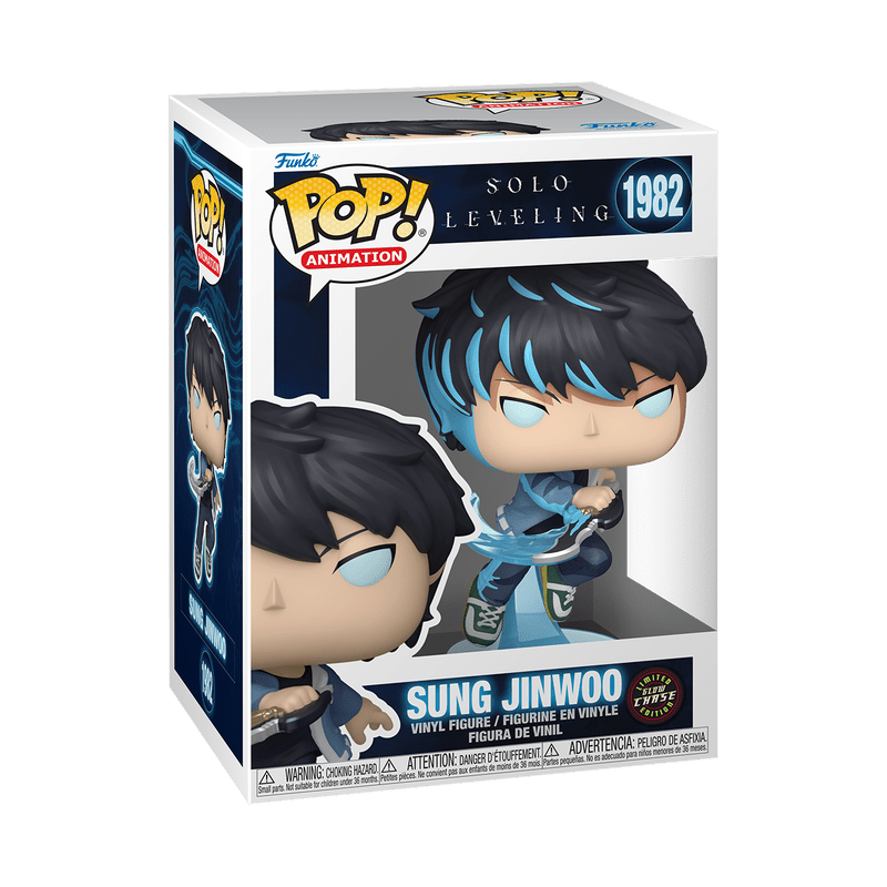 Funko Pop! Solo Leveling - Sung Jinwoo with Chase Exclusive (Style May Vary) Simple Funko