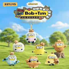 52TOYS x Minions: Bob & Tim Better Together Series Plush Keychain Blind Box (1pc) Simple 52TOYS