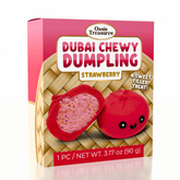 Dubai Dumpling Strawberry Flavor Korean Chewy Cookie by Oasis Treasures (90g) Simple Oasis Treasures