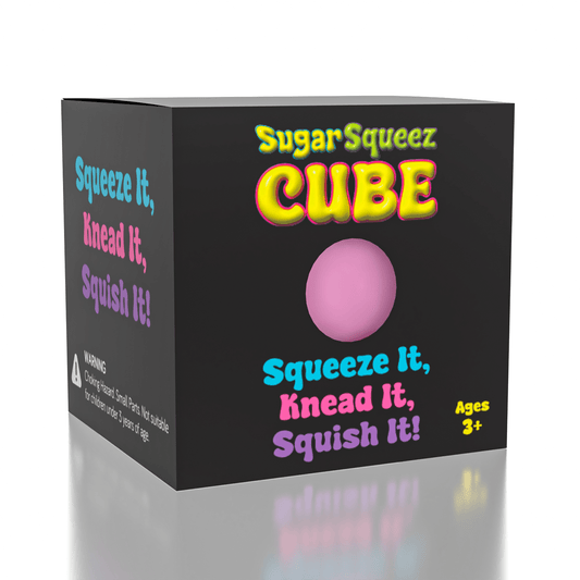 SugarSqueez Cube Mini Size Squishies® Fidget Sugar Stress Ball (1pc) Color Ships Assorted Simple SugarSqueez