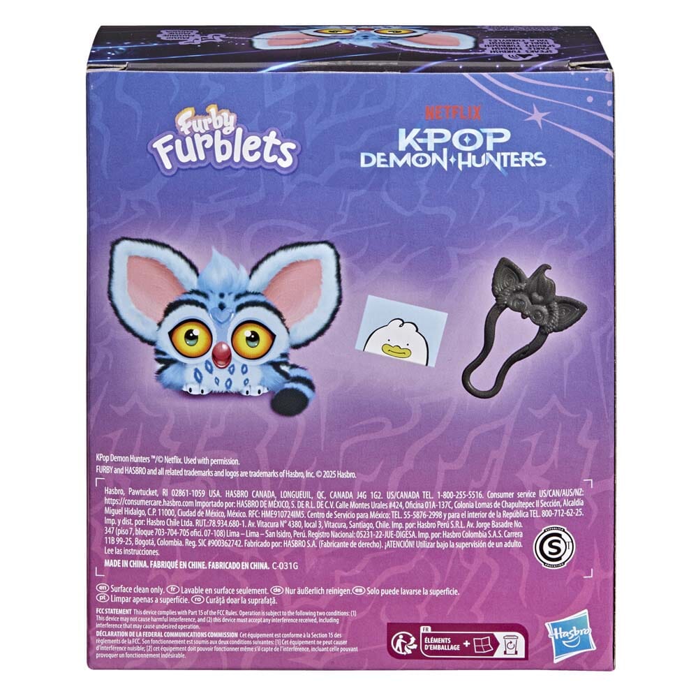 KPop Demon Hunters Derpy Tiger Furby Furblets Interactive Toy Simple KPop Demon Hunters