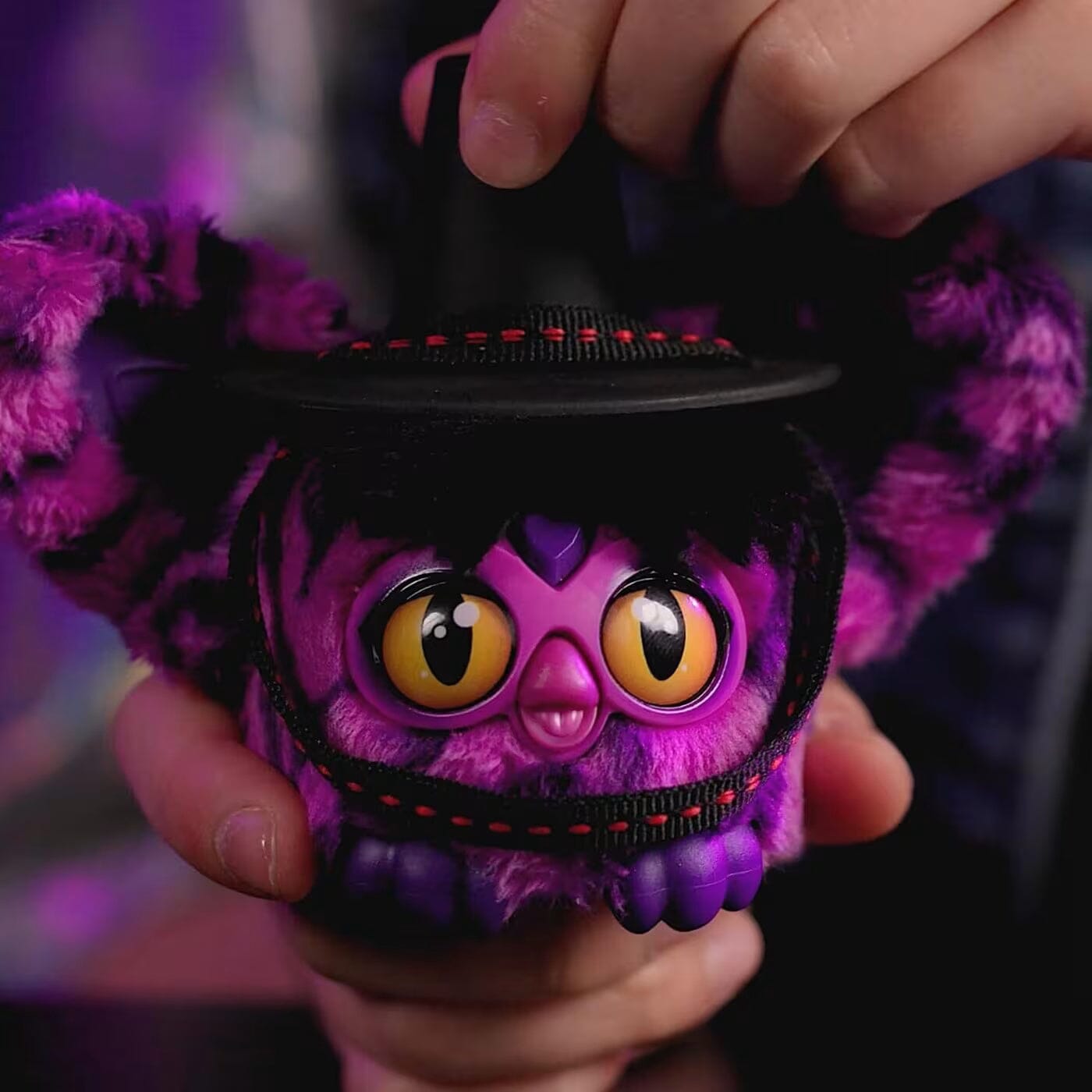 KPop Demon Hunters Saja Boy Furby Furblets Interactive Toy Simple KPop Demon Hunters
