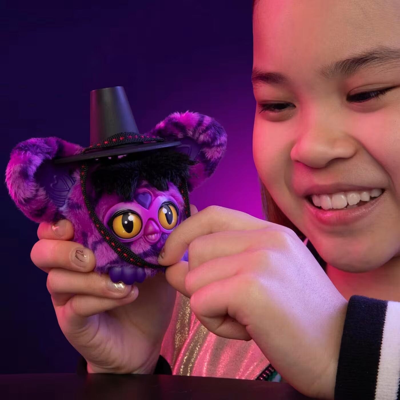 KPop Demon Hunters Saja Boy Furby Furblets Interactive Toy Simple KPop Demon Hunters
