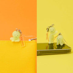 Smiski Strap Accessory - Series 2, Glow in The Dark Blind Box Simple Smiski
