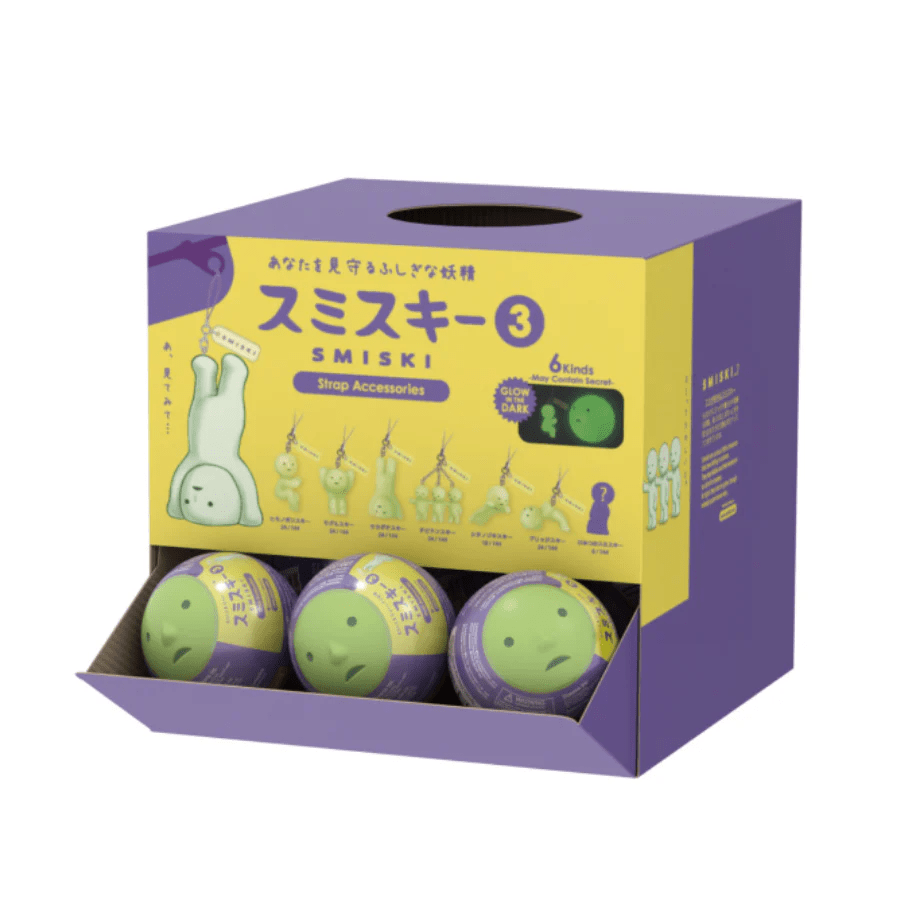 Smiski Strap Accessory - Series 3, Glow in The Dark Blind Box Simple Smiski