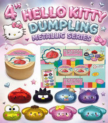 Sanrio Hello Kitty And Friends Mystery Squishy Dumpling Metallic Series Fidget Toy (1pc) Simple Hello Kitty