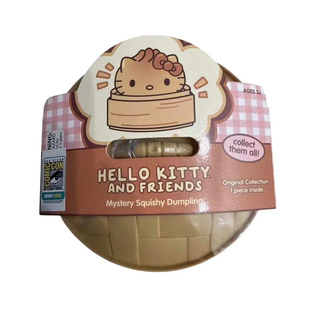 Sanrio Hello Kitty And Friends Mystery Squishy Dumpling Original Collection Fidget Toy (1pc) SDCC Exclusive Simple Hello Kitty