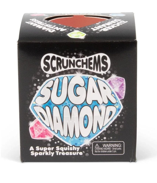 Scrunchems Sugar Diamonds Squishy Fidget Toy (1pc) Color Ships Assorted Simple Scrunchems