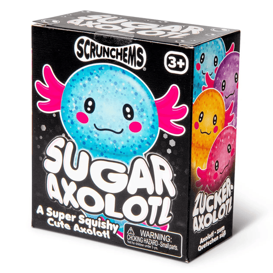 Scrunchems Sugar Axolotl Squishy Fidget Toy (1pc) Color Ships Assorted Simple Scrunchems