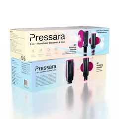 Pressara 2-in-1 Handheld Steamer & Iron for Wrinkle Removal Simple Exclusive