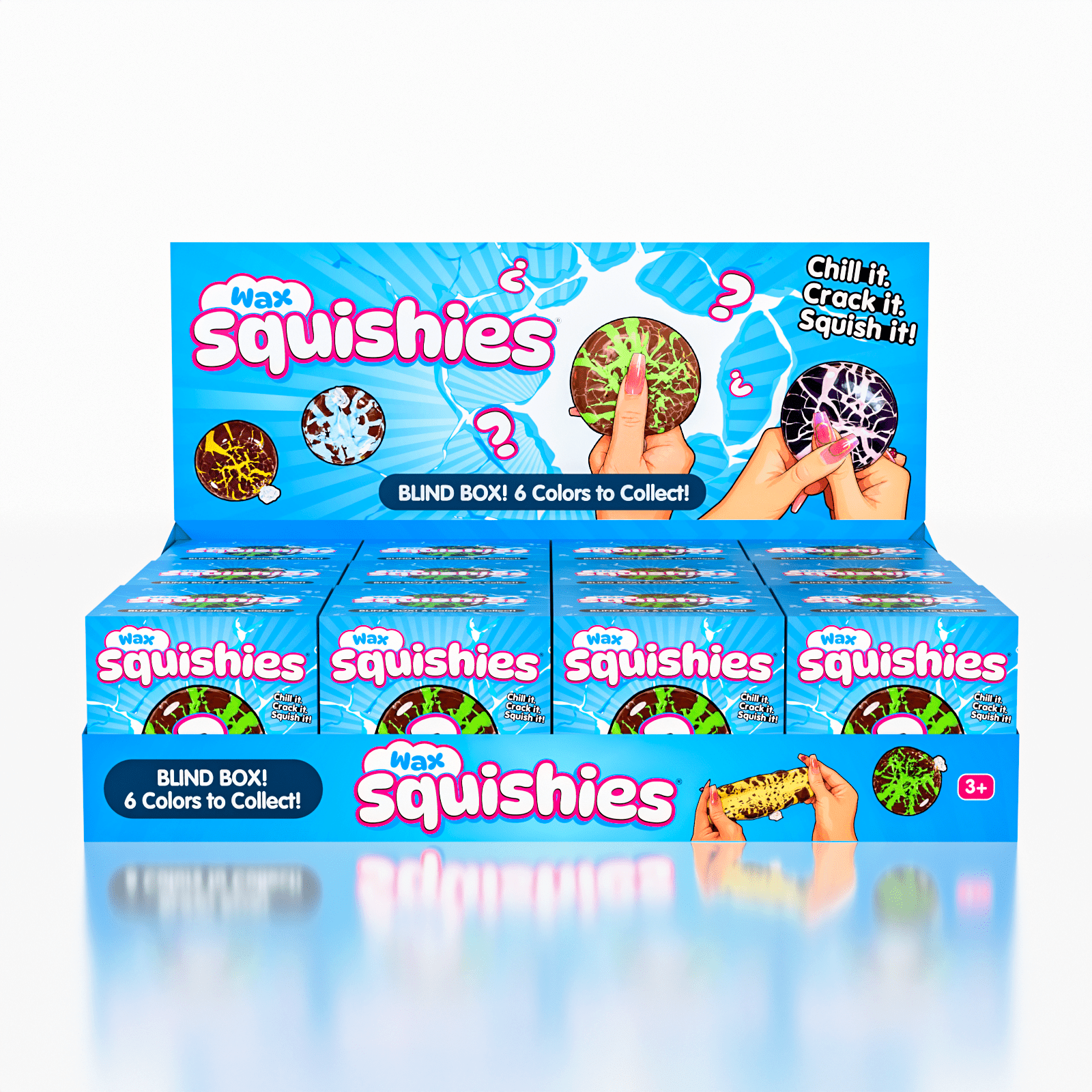 Wax Squishies® Mystery Wax Crack Fidget Stress Ball Blind Box (1pc) Simple Exclusive