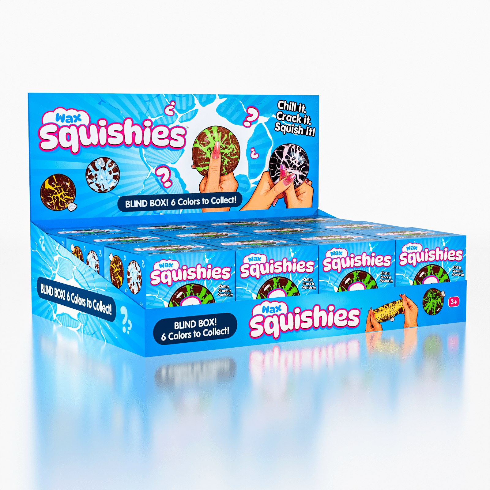 Wax Squishies® Mystery Wax Crack Fidget Stress Ball Blind Box (1pc) Simple Exclusive