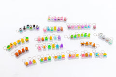 ClikCharms Fidget Keyboard Clicker Keychain - 1 Random 3D Animal Design Simple Exclusive