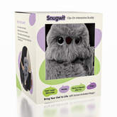 SnugWit: Clip-On Interactive Owl Sensory Plush Toy (1pc) Simple Exclusive