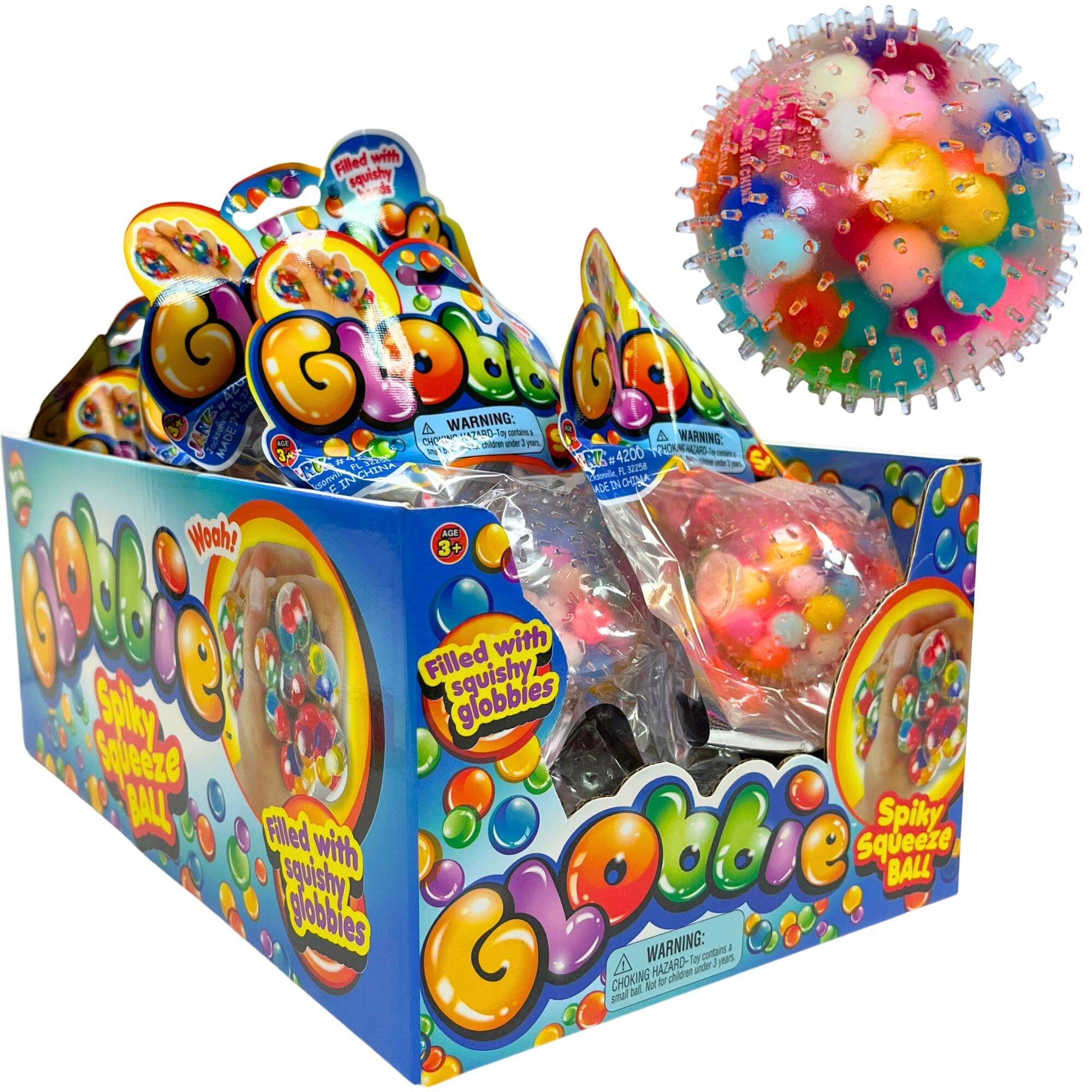 Globbie Spikey Squeeze Ball (1pc) Simple Exclusive